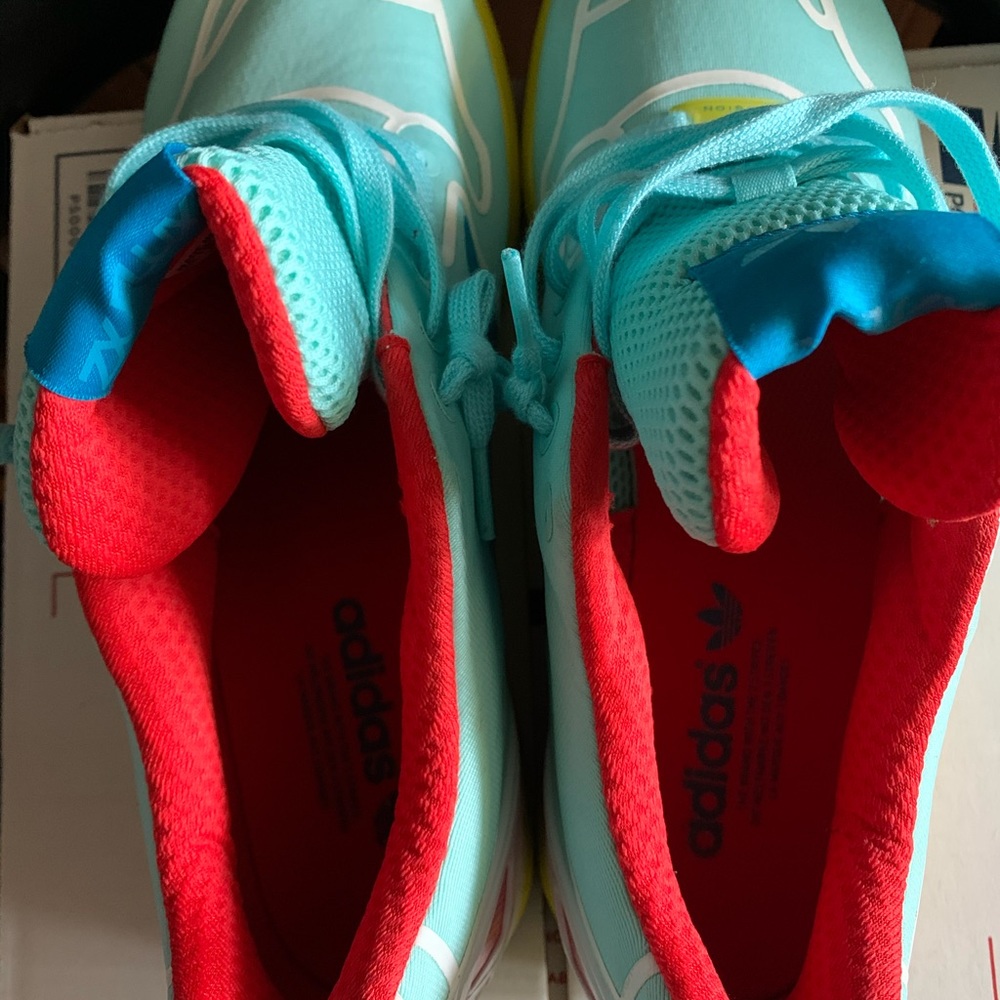 USED WORN ONCE ADIDAS MEN'S ZX FLUX SIZE 10.5 - Picture 4 of 6